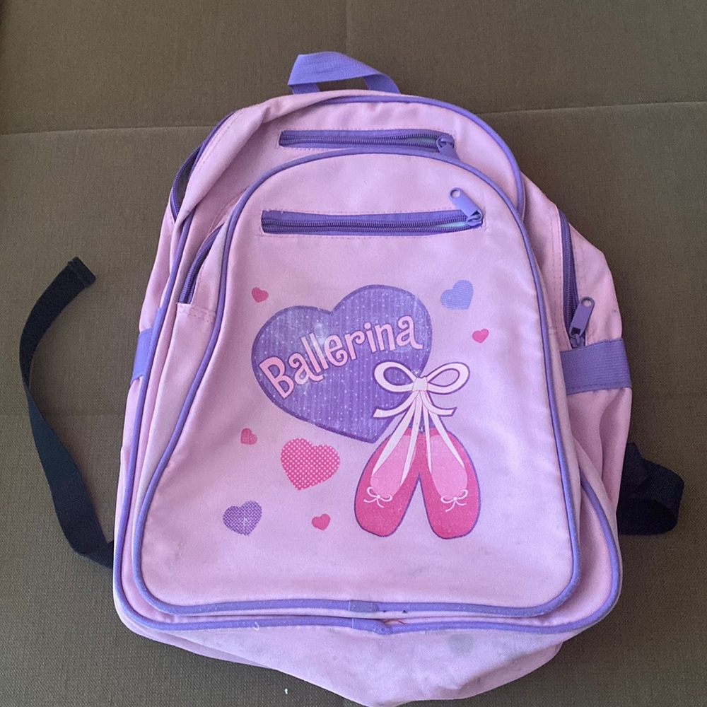 Personal Creations Large Pink Ballerina Backpack 17 inch